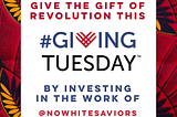 GIVE THE GIFT OF REVOLUTION THIS #GIVINGTUESDAY