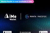 Manta Pacific is now available in iMe
