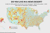 News Deserts Across America: What They Are, Where We Are and What’s to Come?