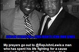 Civil Rights Icon Congressman John Lewis Fights Cancer By Gibson Sylvestre