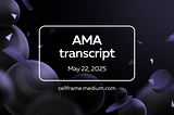 AMA with Dmitry Gerasimov, May 22, 2025