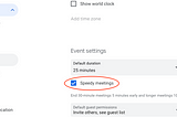 John’s Weekly Tips 2024W2 — Enable Speedy Meetings