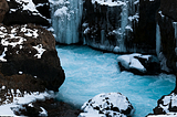 Frozen Canyon, Iceland