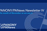 PANONY/PANews Newsletter IV