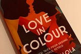 Copy of the Love in Colour book against a white background