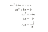 Where does the quadratic formula come from?