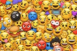 A colorful mix of emojis.