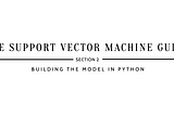 How to Implement Support Vector Machine?