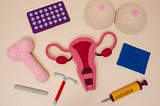 Using knitted props to talk about bodies and contraception