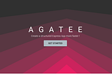 Agatee , build a Typescript RESTful API
