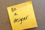 Be the designer of your life