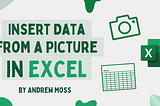How to Insert Data From a Picture in Excel