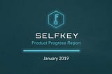 SelfKey Product Progress Report January 2019
