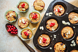 Red Currant Almond Muffins