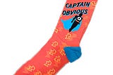 Captain Obvious Sock