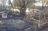 Fire in Samos refugee camp destroys shelter for 700 people