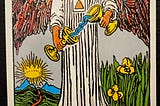 The Temperance Card Portrays the Angel of the Lord Parting the Red Sea aka Sea of Reeds
