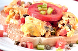 Eggs Creole Over Toast — Breakfast and Brunch