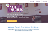 Family Promise of Spokane’s homepage.