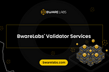 BwareLabs’ Validator Services: Securing and Ensuring Blockchain Network Reliability