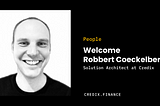 Meet Robbert Coeckelbergh, Credix’s
Solution Architect