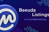 Beeuda Listed on Coinmarketcap