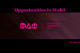 Opportunities in Web3