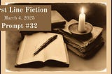 First Line Fiction weekly prompt for March 4, 2025