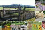 Wooden pallet fencing (DIY)