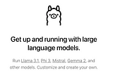 Installing and Using Ollama on macOS