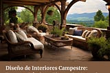 DISEÑO DE INTERIORES CAMPESTRE: ENCANTO RÚSTICO Y ELEGANCIA NATURAL