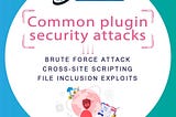 Common security risks with Plug-ins