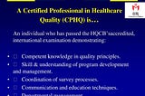 Certified Professional In Healthcare Quality | CPHQ Certification Online