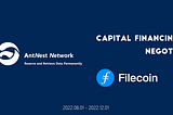 Update: Capital Financing Negotiation + Filcoin Real/Large Data Node Testing on FourthQuarter