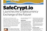 Article about SafeCrypt.io published in ICO Crowd magazine!