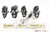 Jean-Michel Basquiat –“Famous Negro Athletes.”