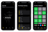 MuayThaiJournal App screenshots