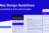 Web accessibility design guidelines, tailord for webflow projects.