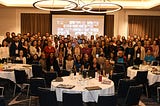 A group photo of the in-person participants at the Software Sustainability Institute’s 2023 Collaborations Workshop.