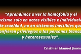 Racismo y homofobia: más allá de lo obvio