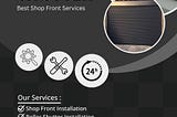 Get the best shop front shutter services in London.