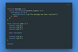 JavaScript Async/Await