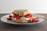 Almond-Oat Strawberry Shortcakes