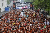 How a Texas Ex took the spirit of Longhorn Run to Taipei, Taiwan.