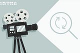 Filming camera throwing light on changes in film industry