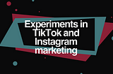 I now post short video forms of all my medium essays on TikTok and Instagram