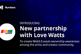 Numbers Protocol Partners With Love Watts