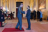 Prince of Wales Awarded MBE to My Brother