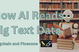 How AI Reads Big Text Data — Langchain and Pinecone