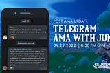 Post AMA | Telegram AMA with Champion Hunters Chief of Operations Jun